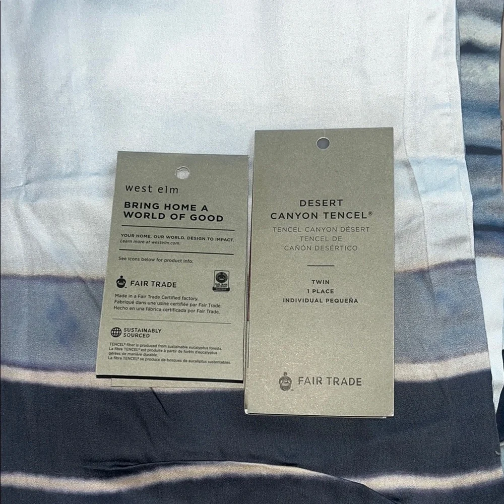 West Elm Duvet & Pillow Set Desert Canyon